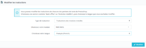 traduire un module prestashop