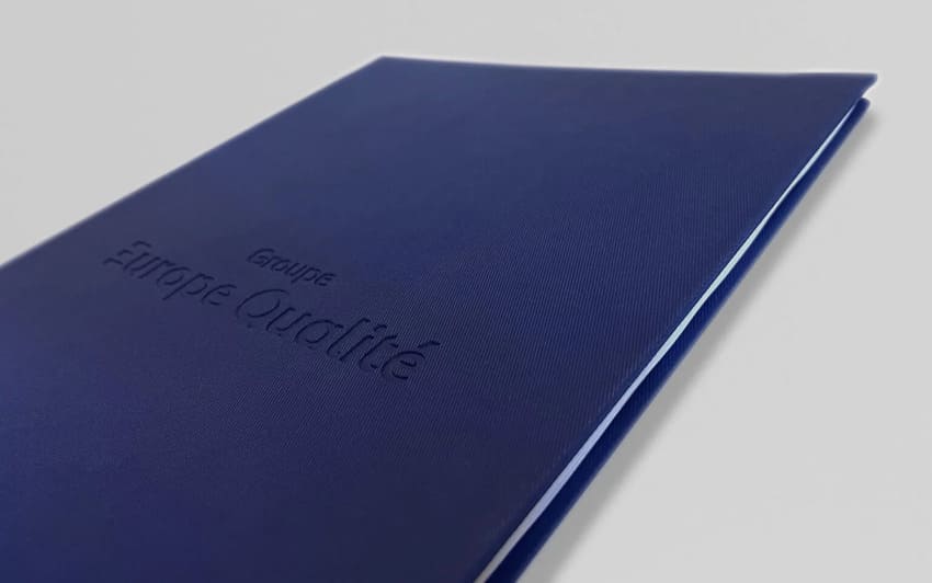 cahier de note avec marquage logo