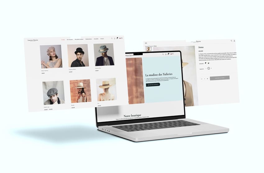 site internet e-commerce laurence Bossion